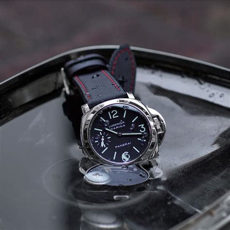 panerai strap waterproof|Panerai watches with straps.